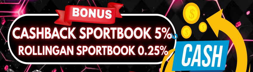 BONUS ROLLINGAN DAN CASHBACK SPORTBOOK