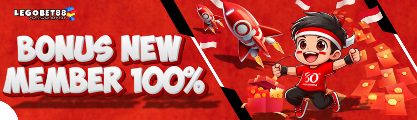 BONUS NEW MEMBER 100% DIBELAKANG